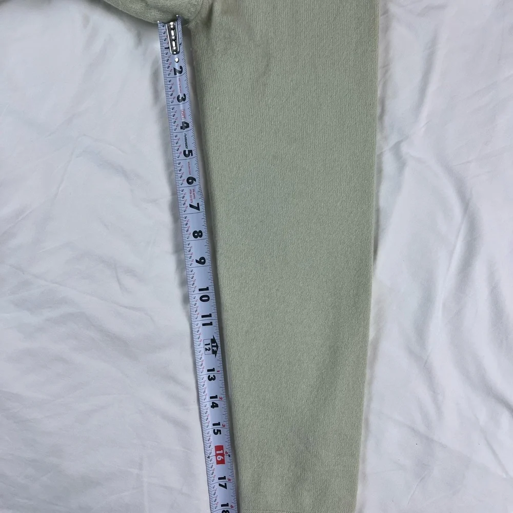 J. Jill 100% Cashmere long sleeve cardigan light green XL Tall - Picture 6 of 9
